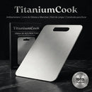 (COMPRE 1 E LEVE 3) Tábua de Inox Puro Anti-Bacteriana • TitaniumCook